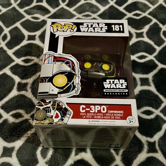 Funko Pop! C-3PO ( Unfinished ) #181 Star Wars Smugglers Bounty Exclusive ! - Picture 1 of 6